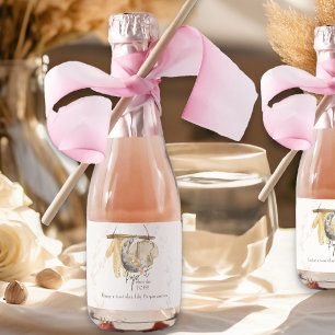 Pop Het Als Ze Knalt Babykleren Shower Favor Sparkling Wijnetiket