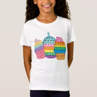 Pop Het Bubble Fidget T-Shirt Sierkussen