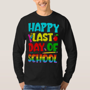 Pop Het Gelukkig Laatste Dag Van School Grappig Ki T-shirt