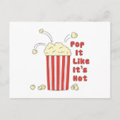 Pop Het lijkt alsof het heet is Briefkaart (Voorkant)