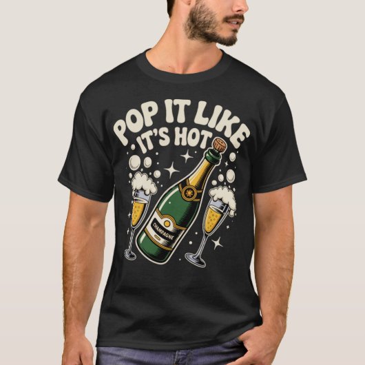 Pop Het lijkt alsof het heet is T-shirt (Voorkant)