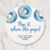 Pop het niet als ze pop bedankjes labels (Voorkant)