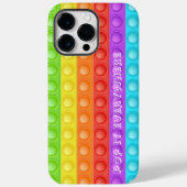 Pop het overal met tekst kleurrijk Case-Mate iPhone case (Achterkant)