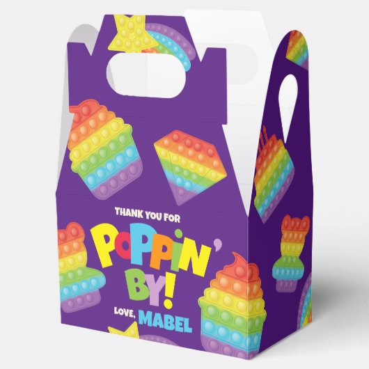 Pop het! | Verjaardagsgunstbox Bedankdoosjes (Geopend)