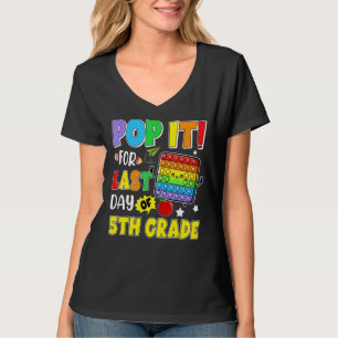 Pop het voor de laatste dag van de 5e klas laatste t-shirt