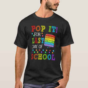 Pop het voor de laatste dag van de schamele Pop va T-shirt