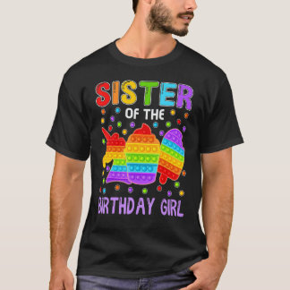 Pop Het Zuster van de Kinder familie Mat van de ge T-shirt