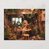 Pop in een boomhut grappige anatomie briefkaart (Voorkant)