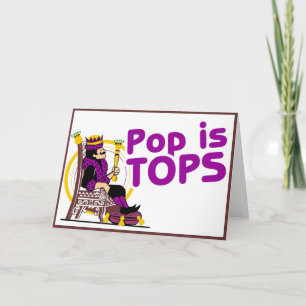 Pop is Topje Kaart