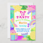 Pop It Anniversaire 🥳 Invitation (Devant)