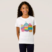 Pop It Bubble Fidget T-Shirt Throw Oreiller (Devant entier)