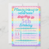 Pop IT Custom Bubble BIrthday Invitation Kaart (Voorkant)