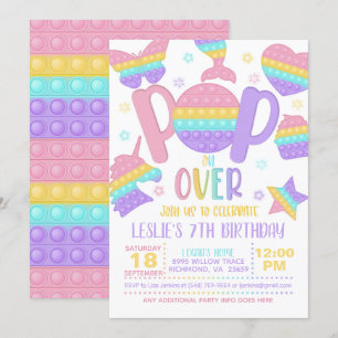 Pop it Pop over partijoverschrijdende uitnodiging