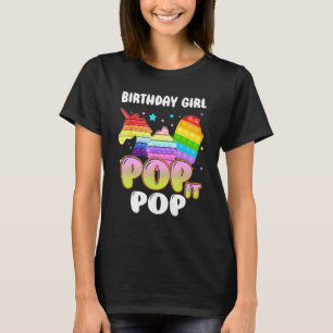 Pop IT Pop van het kindermeisje Unicorn Ice Cream T-shirt