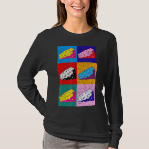 Pop Kaas Foodie Snack Goudse kaas T-shirt