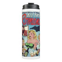 Pop Kunst - Echte liefde - Romance  strips Thermosbeker