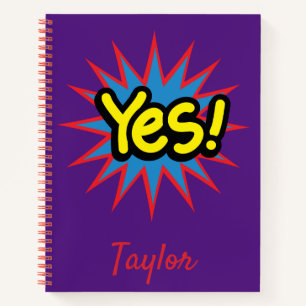 Pop kunst ja notitieboek