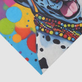 Pop Kunst Levendig Dalmatisch Tissuepapier (Detail)