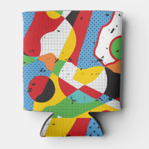 Pop kunst, levendig minimalisme. blikjeskoeler