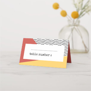 pop-kunst Memphis-stijl bruiloft