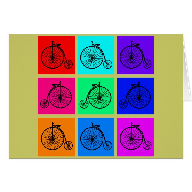 Pop Kunst  Twee wielbiefwagens (Voorkant Horizontaal)