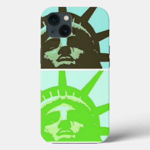 Pop Kunst Vrijheidsbeeld iPhone 13 Hoesje