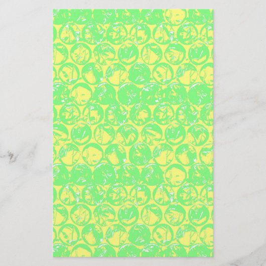 Pop kunstborrelen briefpapier (Voorkant)