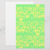 Pop kunstborrelen briefpapier (Voorkant / Achterkant)