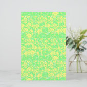 Pop kunstborrelen briefpapier (Staand voorkant)
