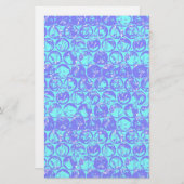 Pop kunstborrelen briefpapier (Voorkant / Achterkant)