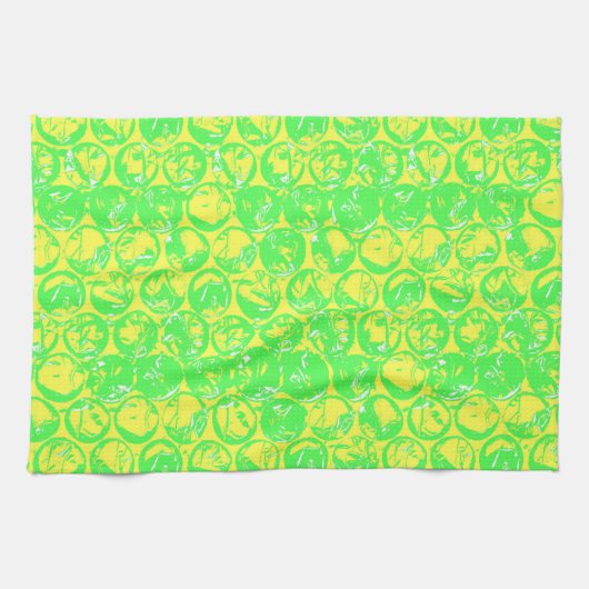 Pop kunstborrelen theedoek (Horizontaal)