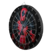 Pop kunstcultuur dartbord (Voorkant Rechts)