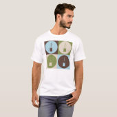 Pop Kunstdekens T-shirt (Voorkant volledig)