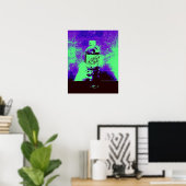 Pop kunstfles poster (Thuiskantoor)