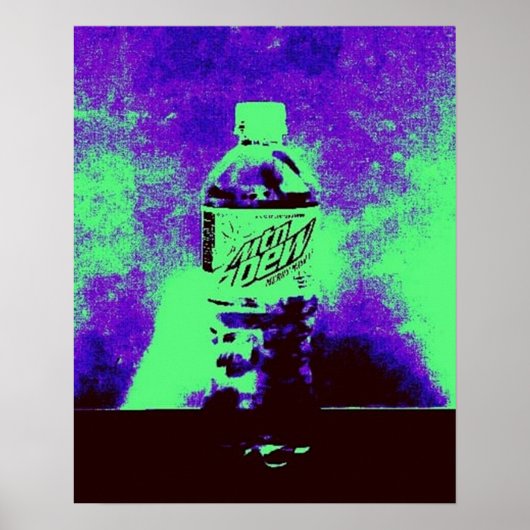 Pop kunstfles poster (Voorkant)