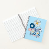 Pop kunstpastelbloemen notitieboek (Binnen)