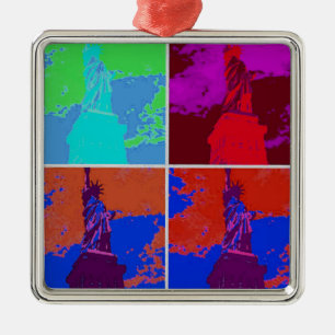 Pop Kunststijl Vrijheidsbeeld Metalen Ornament