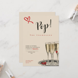 Pop! La carte de Fête de Mariage romantique au Cha