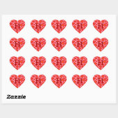  Pop Leopard Heart Hart Sticker (Vel)