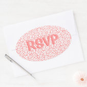 Pop Leopard Ovale Sticker (Envelop)