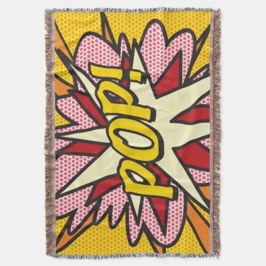 POP Leuke Retro Strip Pop Art Deken (Voorkant Verticaal)