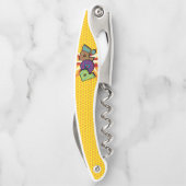 POP Leuke Retro Strip Pop Art Kurkentrekker (Achterkant)