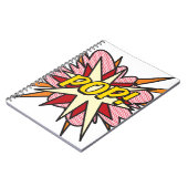 POP Leuke Retro Strip Pop Art Notitieboek (Linkerzijde)
