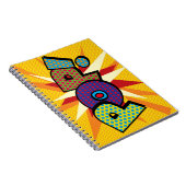POP Leuke Retro Strip Pop Art Notitieboek (Rechterzijde)