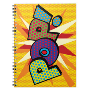 POP Leuke Retro Stripboek Pop Art Notitieboek