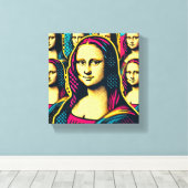 Pop Lisa Canvas Afdruk (Insitu (Houten vloer))