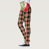 Pop Mode Pizza Pizzaria Pizzeria Leggings (Gauche)