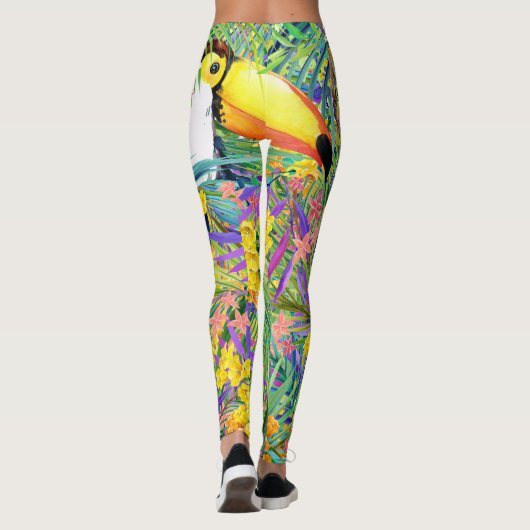 Pop Mode Tropical Toucan Leggings (Dos)