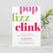 Pop moderne | Invitation du réveillon du Nouvel An (Debout devant)