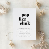 Pop moderne | Invitation du réveillon du Nouvel An